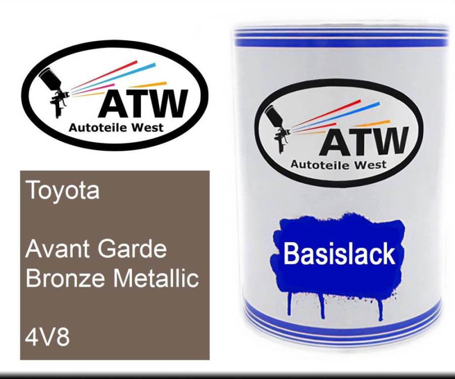 Toyota, Avant Garde Bronze Metallic, 4V8: 500ml Lackdose, von ATW Autoteile West.